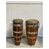 Vintage Mexican-Made Conga Drums