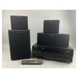 Aiwa AV-D25 Stereo AV Receiver & Speakers