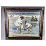 Framed/Signed/# Artwork by Edward Potthast w/COA