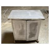 Vintage Restaurant Bar Cart