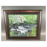 Framed & Signed Oil on Canvas