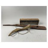 Antique Trap, Animal Horn & More