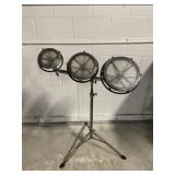 Vtg Remo Roto Toms Drums & Stand