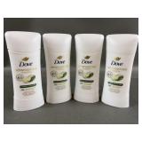 (4) Dove Antiperspirant
