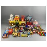 Lot of Happy Meal Toys, Pez Dispensers, & More
