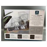 (4) Pack Stacking Shoe Organizers