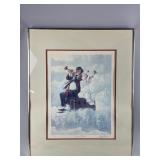 Framed Artwork # & Signed by Robert Owen