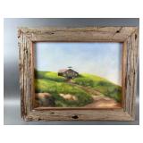 Framed & Signed Landscape on Canvas