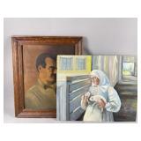 Signed Oil Painting by Mishkoff & More