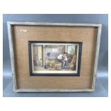 Vintage Framed in Shadowbox "Shoemakerï¿½