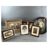 Assorted Vintage Framed Family Portraits