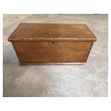 Antique Wood Storage Chest