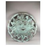 Cast Iron Sun Face Wall Decor