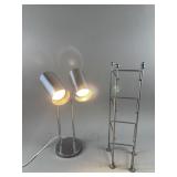 Mid Century Modern Chrome Table Lamp & More