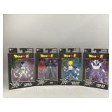 (4) Dragon Ball Action Figures