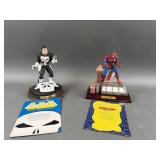 8" Tall Ceramic Spider-Man & The Punisher