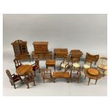 Wood Doll House Furniture