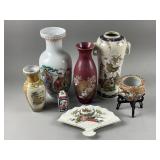 Asian Pottery Vases & More