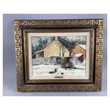 Framed/Signed Oil Painting by L. Kohn