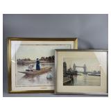 Framed Print of Afternoon Punting & More
