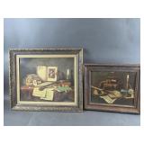 (2) Vintage Still Life Paintings