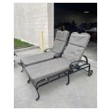 Wrought Iron Lounge Chase Chairs
