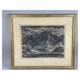 Framed/Signed/# Artwork by Adolf Dehn