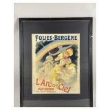 Framed Vintage Poster Folies-Bergï¿½re