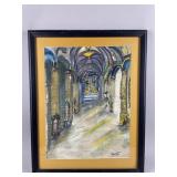 Framed Original Painting Signed by Print