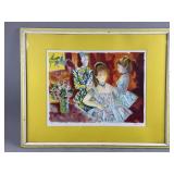 Framed & Signed Lithograph by Gramsch