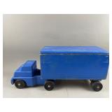 Vintage Rway Wooden Blue Truck