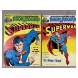 Vtg Superman Book & Record Set