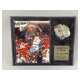 Signed Picture by Shaq NBA All Star on Plaque