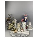 Marble Slab, Cherub Angels, & More