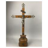 Antique Tabletop Crucifix