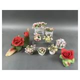 Capodimonte porcelain Roses & More