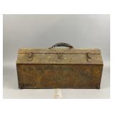 Vintage Dunlap Industrial Metal Toolbox