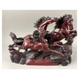 VTG Chinese-style Galloping Horses Figurine