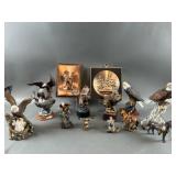 Collection of Bird Figurines & More