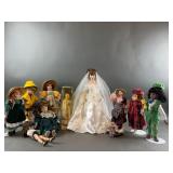 Lot of Collectable  Dolls