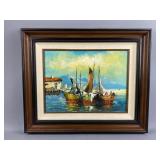 Vintage Signed Original Oil Painting on Canvas