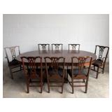C.B. Swift Company Dining Table & (11) Chairs
