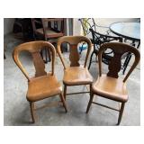 Antique Balloon Back Chairs