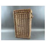 Wicker Basket with Lid