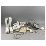 (2) Nintendo Wii Systems, Controllers, & More