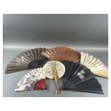 Antique Folding Hand Fans