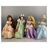 (4) Disney Princess Dolls Disney Keepsake