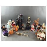 Halloween Dolls, Witches, Skeletons & More