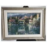 Framed & Signed Oil On Canvas