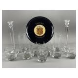 Vtg Mikasa Candle Stick Glass Holders & More